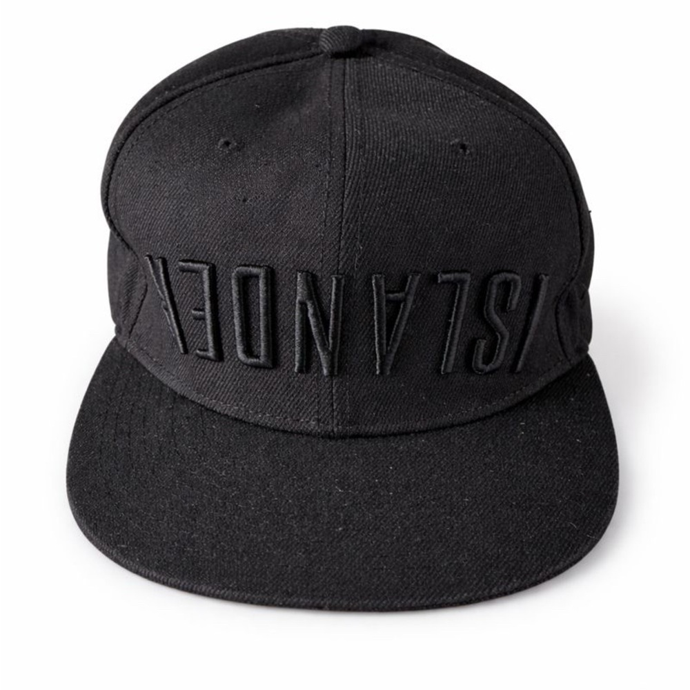 Crowns Guam Islander Black Fitted Hat Supreme Island Fitteds